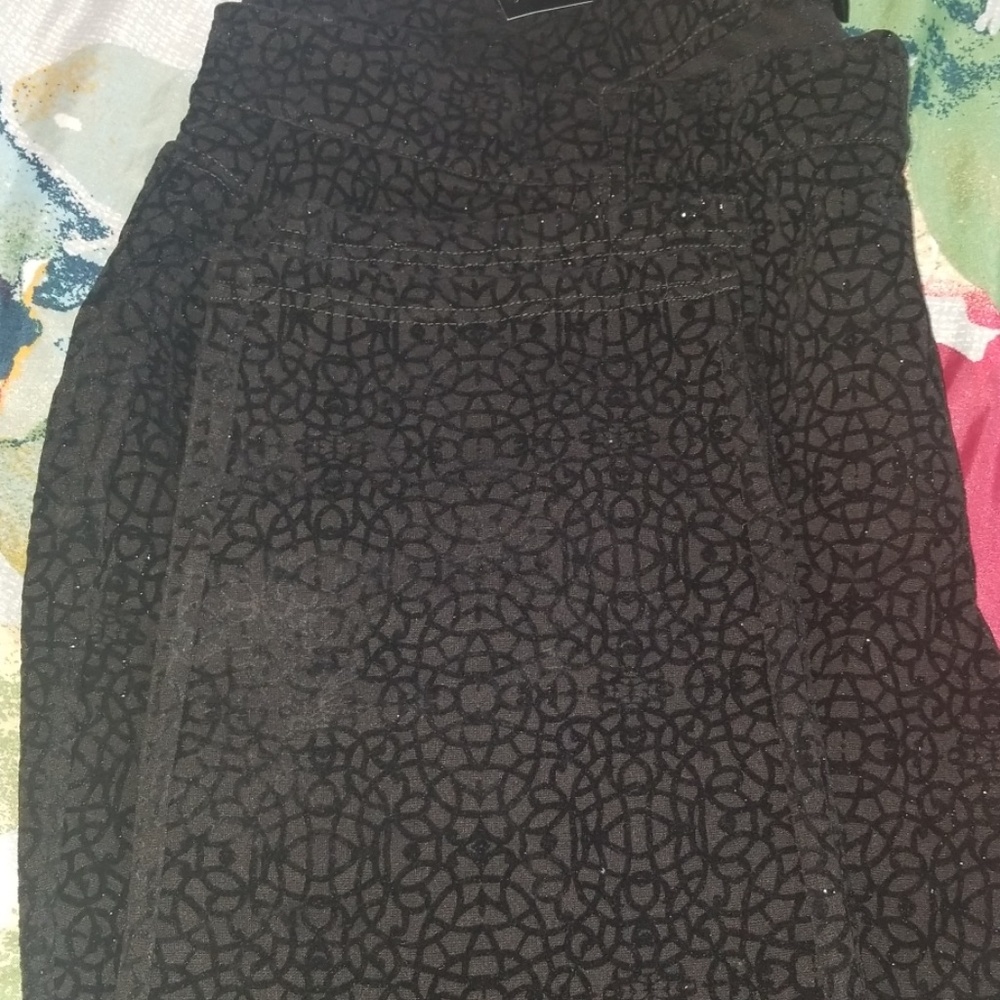 Platinum Pointe Glitter Jeggings